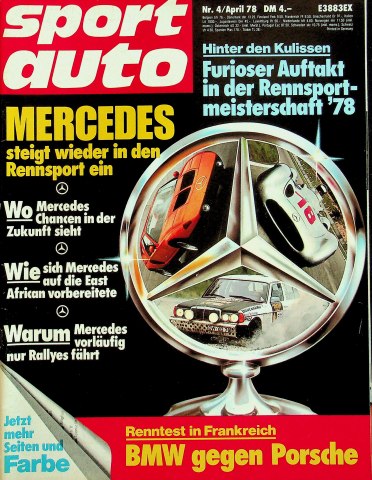 Deckblatt Sport Auto (04/1978)